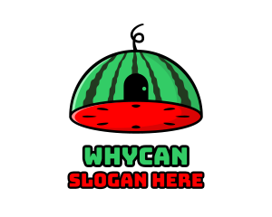 Fruit Shake - Dome Watermelon Door logo design