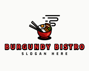 Asian Bibimbap Bowl logo design