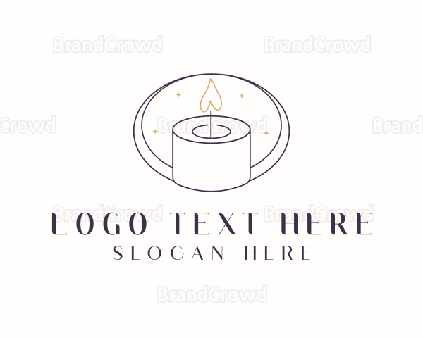 Candlelight Decor Candle Logo