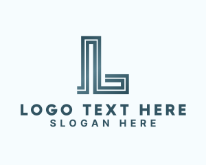 Generic Maze Studio Letter L Logo