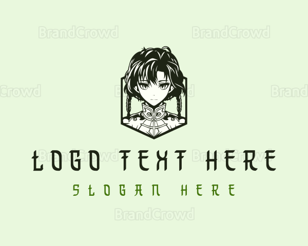 Anime Avatar Lady Logo