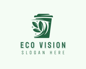 Eco Trash Can logo design