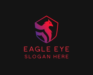 Eagle Falcon Shield logo design