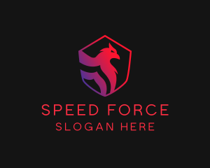 Eagle Falcon Shield logo design