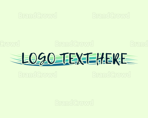 Colorful Brush Texture Logo