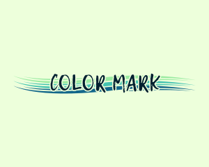 Colorful Brush Texture logo design