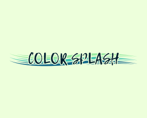 Colorful Brush Texture logo design