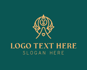 Abstract Human Tree Logo