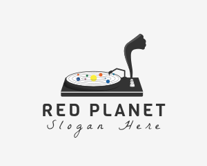 Solar System Gramophone logo design