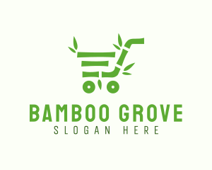 Bamboo - Bamboo Shopping Cart logo design