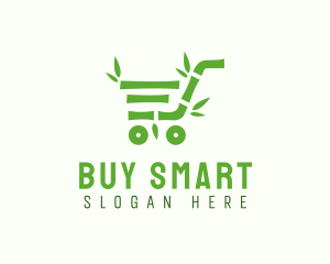 Bamboo Shopping Cart logo design