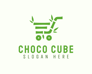 Retailer - Bamboo Shopping Cart logo design