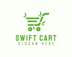 Bamboo Shopping Cart logo design