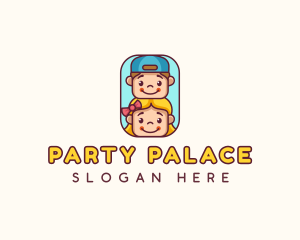 Kids Children Daycare logo design