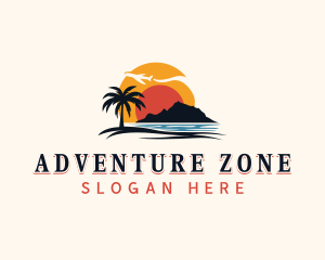 Island Beach Travel Logo