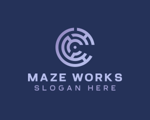 Digital Maze Tech logo design