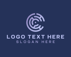 Console - Digital Maze Tech logo design