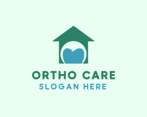 Orthopedic - Tooth House Dentist logo design
