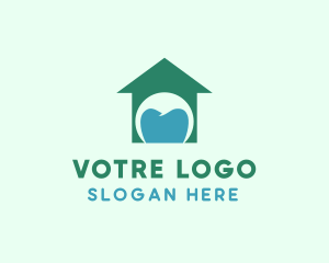 Molar - Tooth House Dentist logo design