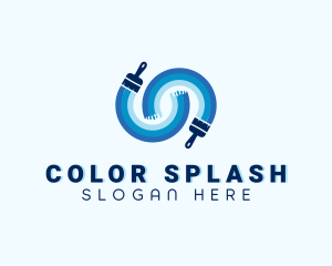 Painting - Painting Paint Brush logo design