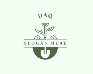 Natural Shovel Planting Logo