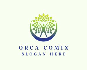 Veggie - Human Tree Organization logo design