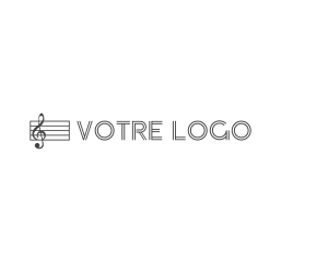 Hymn - Audio Music Composer logo design