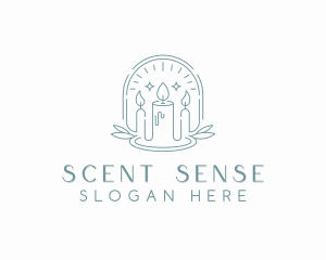 Scented Candle Decoration logo design