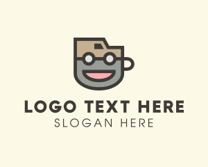 Latte - Coffee Delivery Van logo design