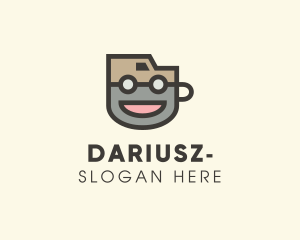 Latte - Coffee Delivery Van logo design