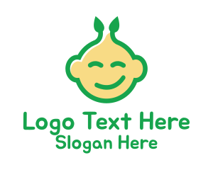Emoji - Nature Happy Baby logo design