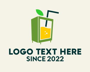 Vendo - Juice Box Vending Machine logo design