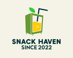 Juice Box Vending Machine  logo design