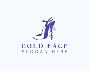 Stylish Stiletto Shoe Logo