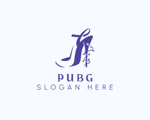 Stylish Stiletto Shoe Logo