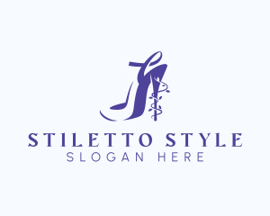 Stiletto - Stylish Stiletto Shoe logo design