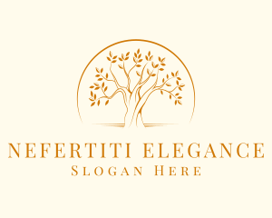 Elegant Nature Tree logo design