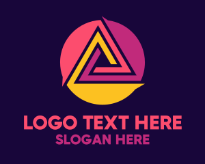 80s - Retro Triangle Generic logo design