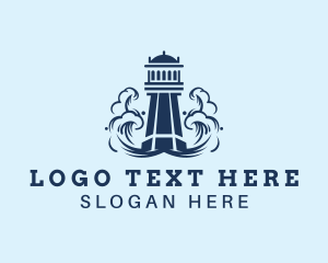 Lighthouse - Coastal Ocean Lighthouse logo design