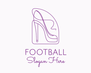 Violet - Fashion High Heels logo design