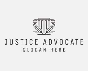 Prosecutor - Law Firm Pillar Judicial logo design