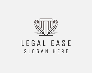 Law - Law Firm Pillar Judicial logo design