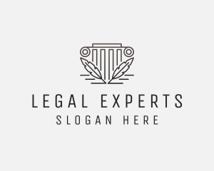Law - Law Firm Pillar Judicial logo design