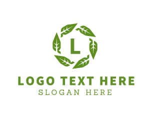 Relaxation - Organic Leaves Nature Produce logo design