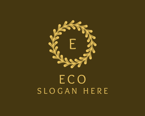 Luxury - Elegant Wreath Nature logo design