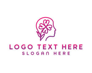 Psychology - Flower Mental Health logo design