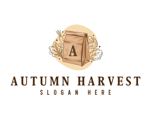 Vegetable Grocery Bag logo design