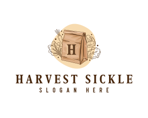 Vegetable Grocery Bag logo design