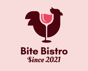 Wine Chicken Bistro logo design