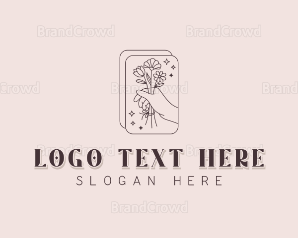 Flower Arrangement Florist Logo